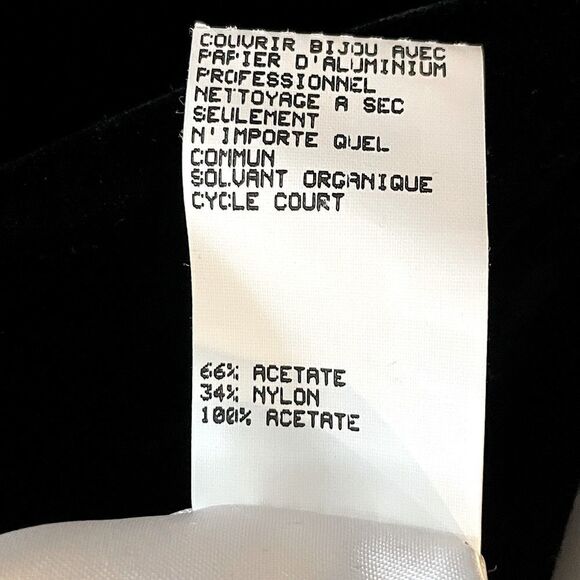 Vintage Scott McClintock (Jessica McClintock) White Satin and Black Velvet Gown. - Picture 8 of 13